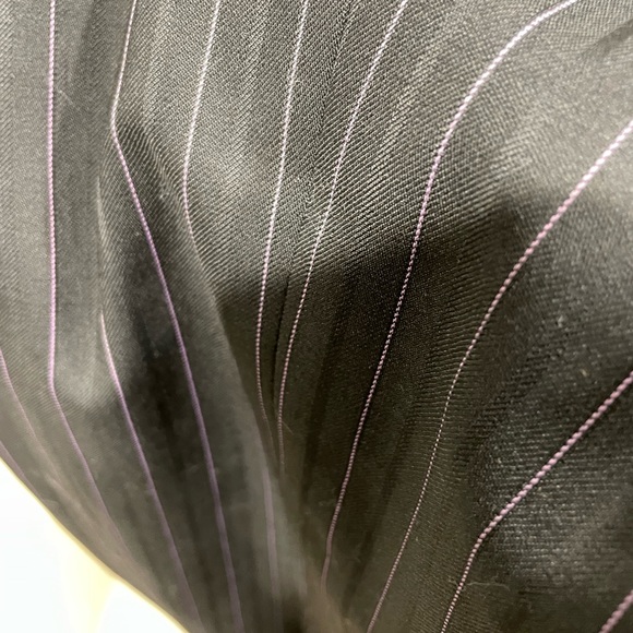 Ann Taylor size 10 black dress pants with stripe - Picture 4 of 7